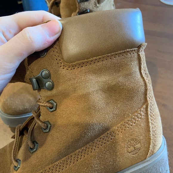 SOLD Timberland Suede Platform Boots- Light Brown/Tan, 7.5 Women’s - Picture 7 of 7